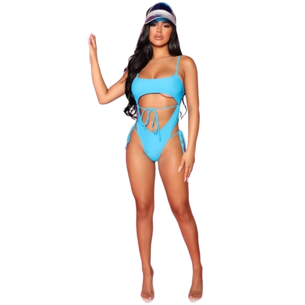 Yellow Neon One Piece  Fashion Nova